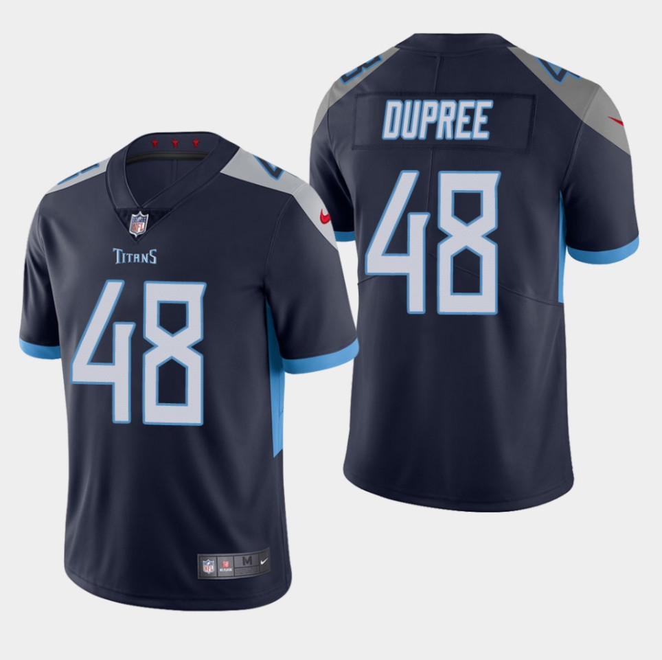 Tennessee Titans #48 Navy Vapor Untouchable Stitched Jersey - Zenithce