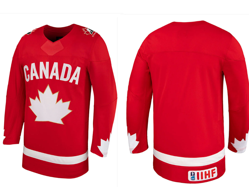 TEAM CANADA ADULT RED CUSTOM JERSEY - Zenithce