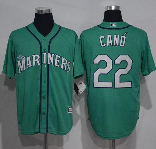 Mariners #22 Robinson Cano Green New Cool Base Stitched Jersey - Zenithce