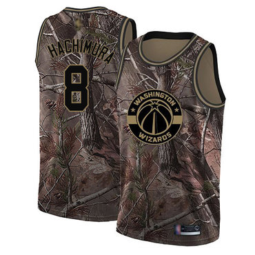 Wizards #8 Rui Hachimura Camo Swingman Realtree Collection Jersey - Zenithce