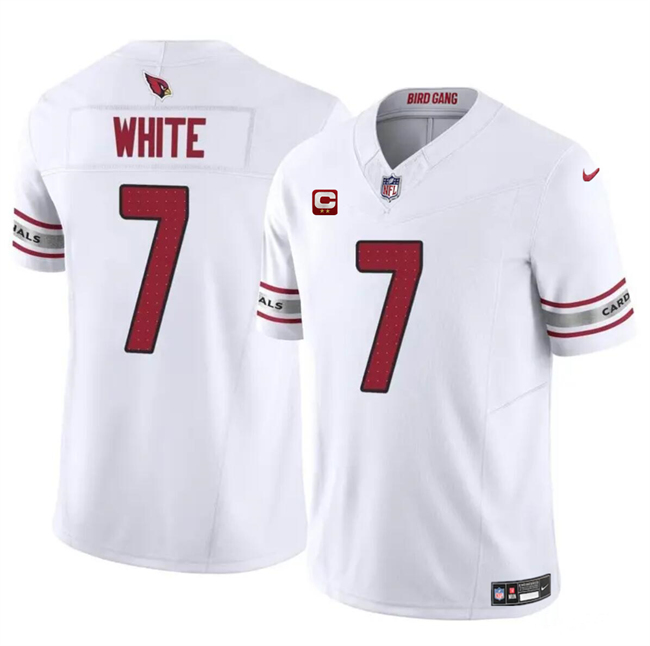 Arizona Cardinals #7 Kyzir White White 2024 F.U.S.E. With 2-Star C Patch Vapor Untouchable Limited Stitched Jersey - Zenithce