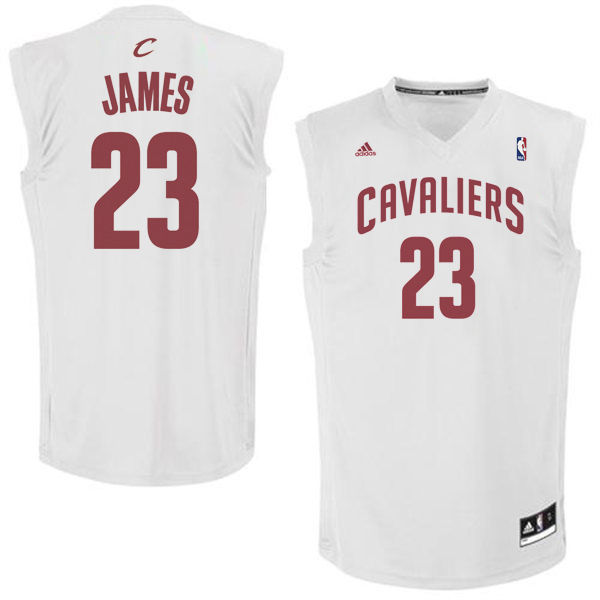 Cleveland Cavaliers #23 LeBron James White Fashion Replica Jersey - Zenithce