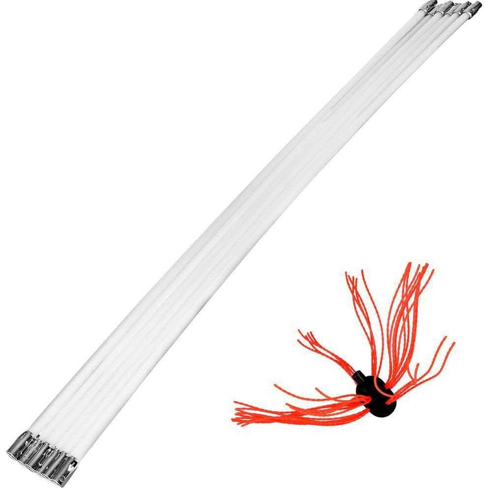 VEVOR Chimney Sweep Kit Chimney Brush Kit Nylon Flexible Rods Rotary Chimney Cleaning Tool Kit Fireplace Tool - Zenithce