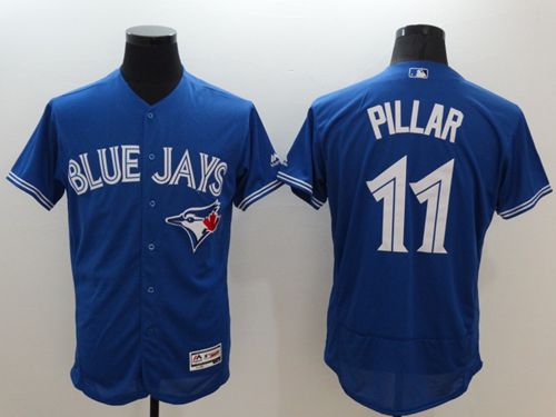 Blue Jays #11 Kevin Pillar Blue Flexbase Authentic Collection Stitched Jersey - Zenithce
