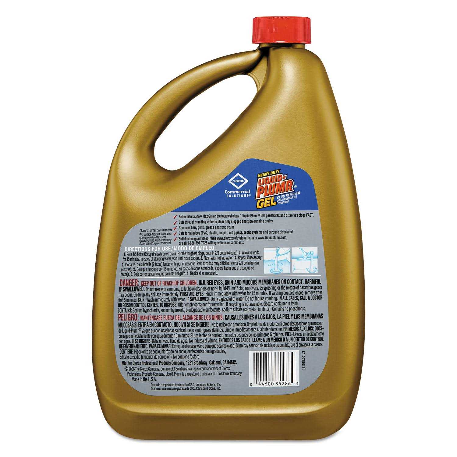 Liquid Plumr Hair Clog Eliminator - Zenithce