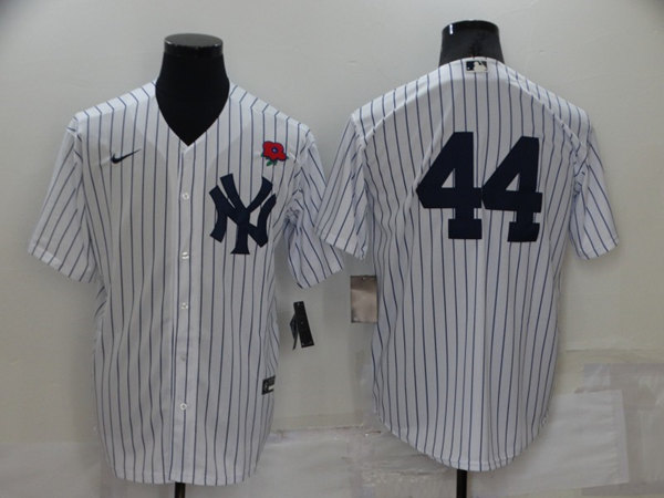 New York Yankees #44 Reggie Jackson White Cool Base Stitched Baseball Jersey - Zenithce