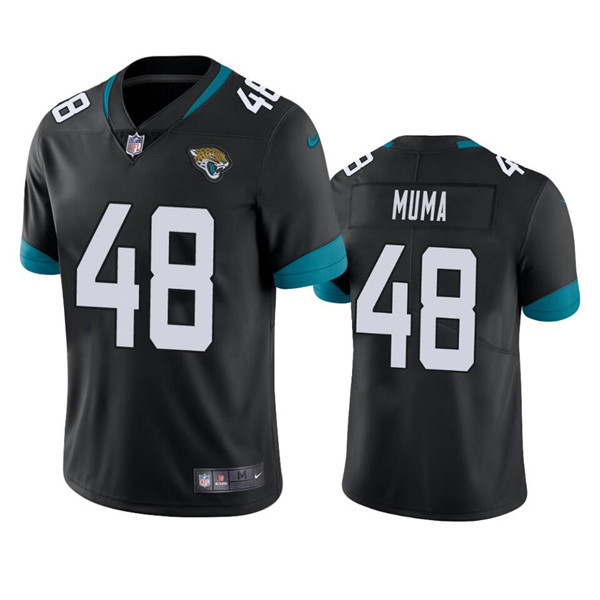 Jacksonville Jaguars #48 Chad Muma Black Vapor Untouchable Limited Stitched Jersey - Zenithce