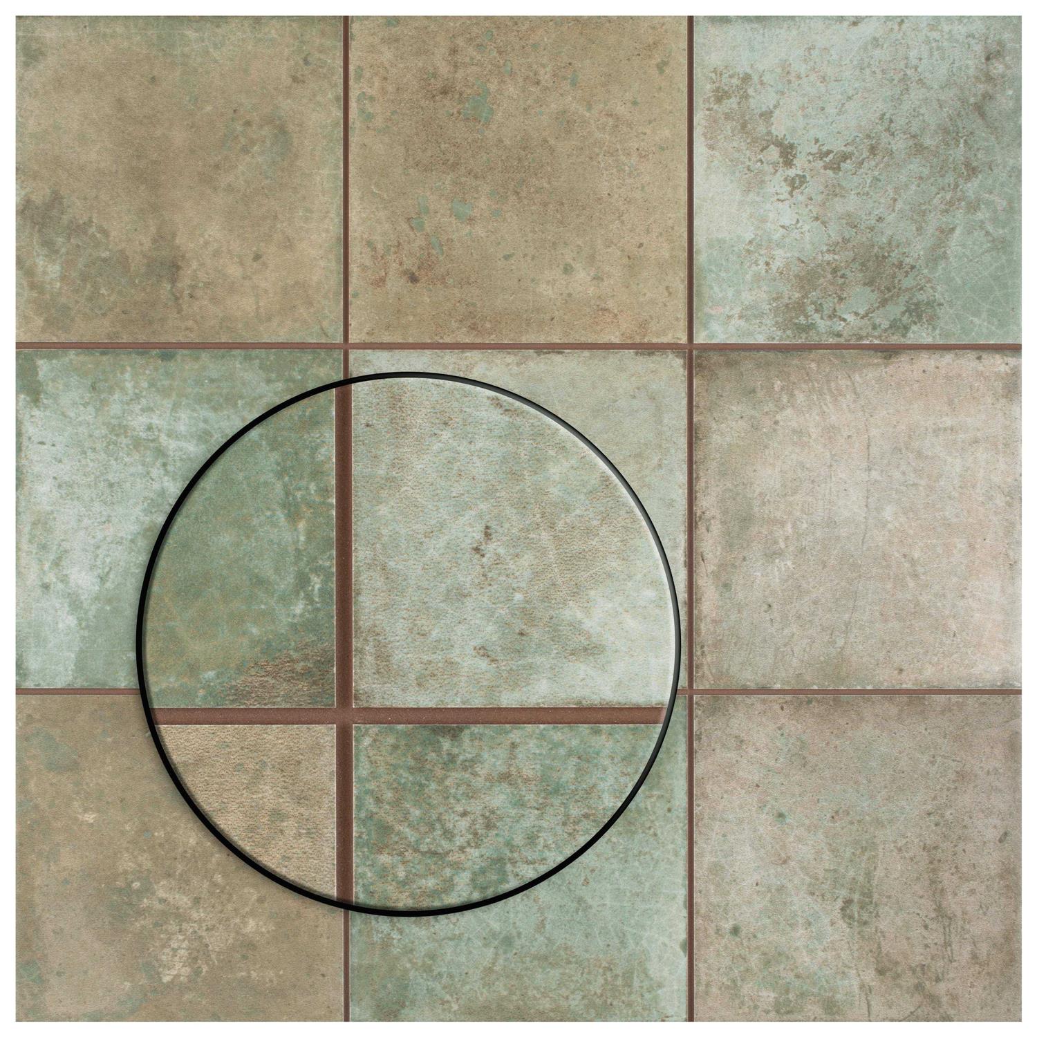 Merola Tile Kings Etna Blue 13-1/8 in. x 13-1/8 in. Ceramic Floor and Wall Tile - Zenithce