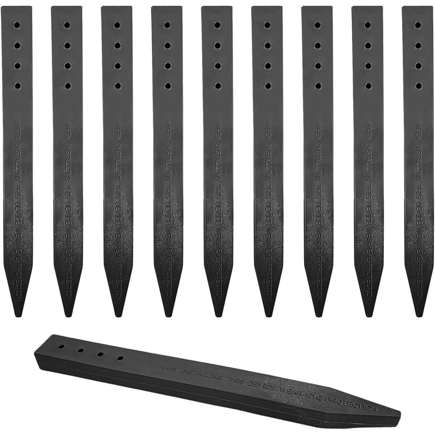 One Stop Outdoor Heavy Duty Brown Landscape Lawn & Garden Border Edging Stakes - Zenithce
