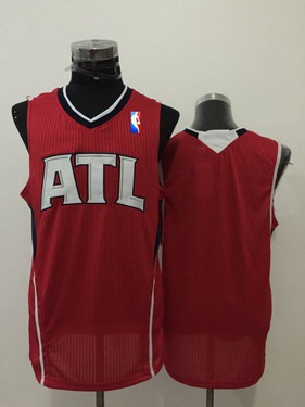 Atlanta Hawks Blank Red Swingman Jersey - Zenithce
