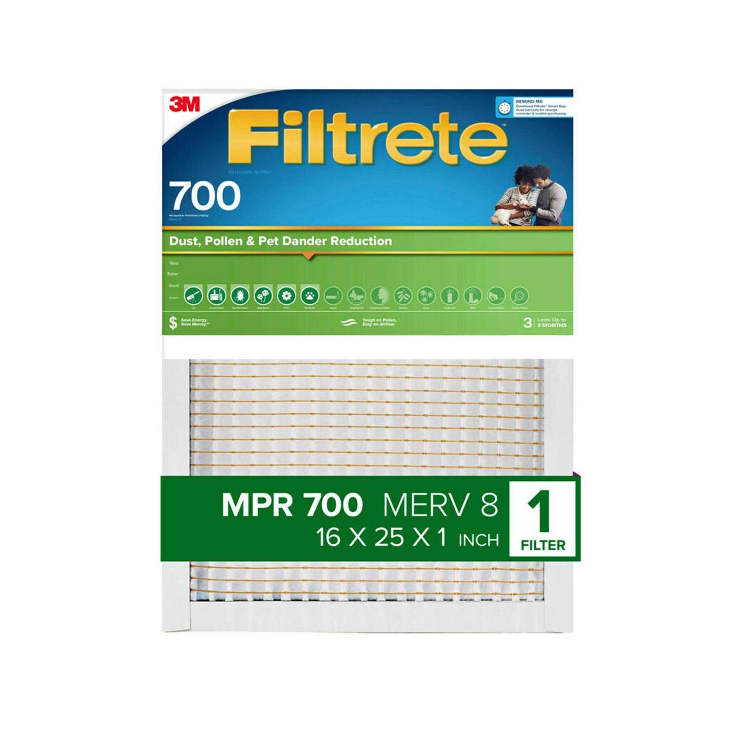 Filtrete 700 MPR Electrostatic Air Filter - Zenithce