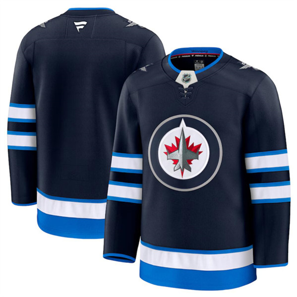 Winnipeg Jets Blank Navy 2024-25 Home Stitched Jersey - Zenithce