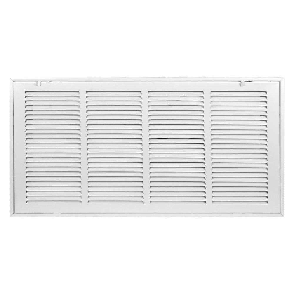 Venti Air 20 in. Wide x 25 in. High Return Air Filter Grille of Steel - Zenithce