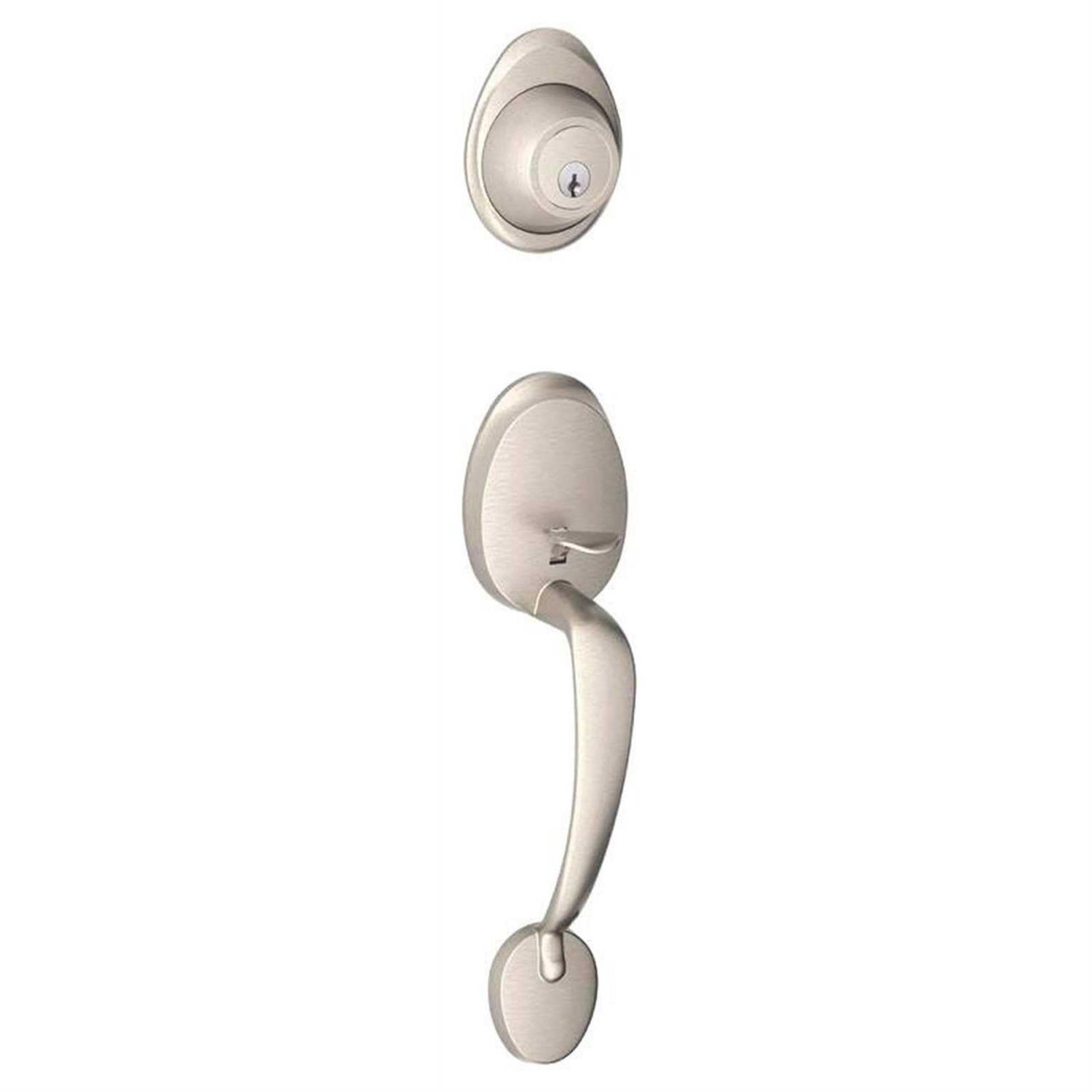 Schlage JH58-BAR Barcelona Single Cylinder Keyed Entry Handleset Exterior Pack - Zenithce