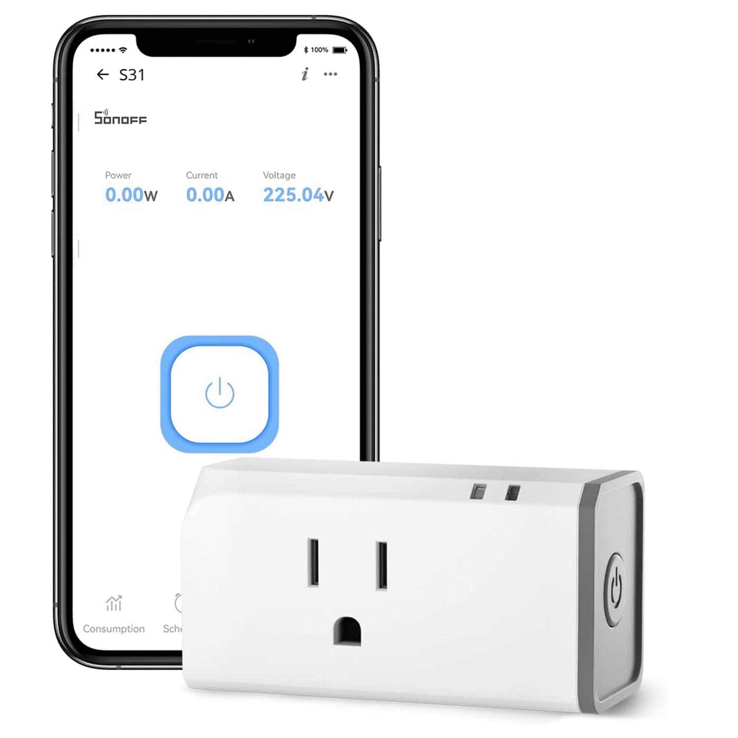 SONOFF NSPanel WiFi Smart Scene Wall Switch,2-Switch Panel Control,Touchscreen Control for Smart Temperature Function,Lights,Work with Alexa NSPanel-US - Zenithce