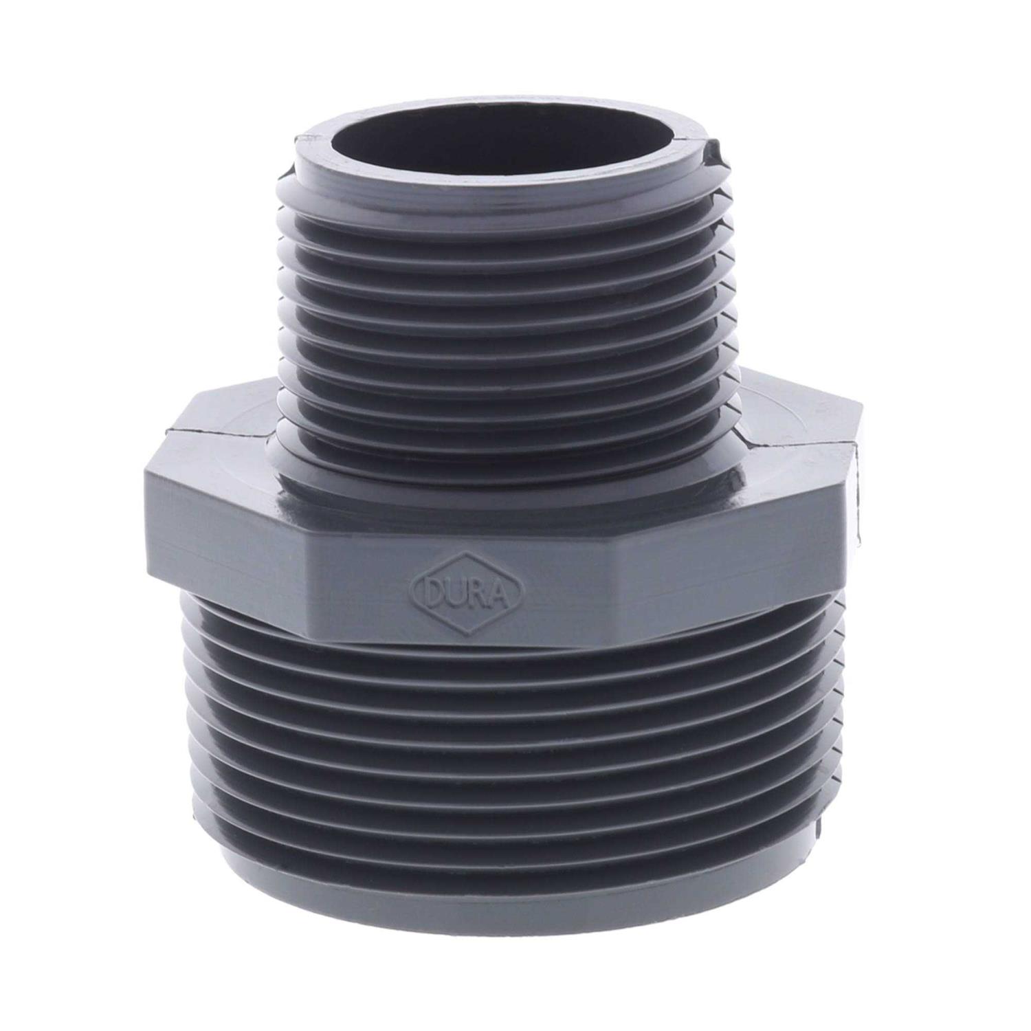 PVC Reducing Nipple-NPT Size:1 1/2 x - Zenithce