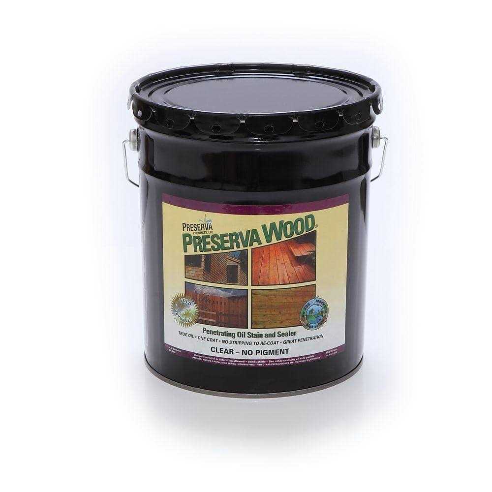 Preserva Wood 1 gal Oil-Based Exterior Stain and Sealer - Zenithce