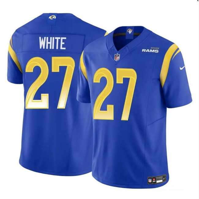 Los Angeles Rams #27 Tre'Davious White Blue 2024 F.U.S.E. Vapor Untouchable Stitched Jersey - Zenithce