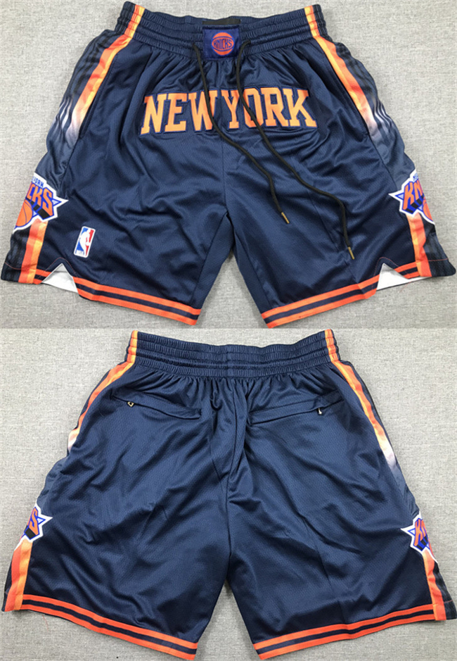 New York Knicks Navy Shorts - Zenithce