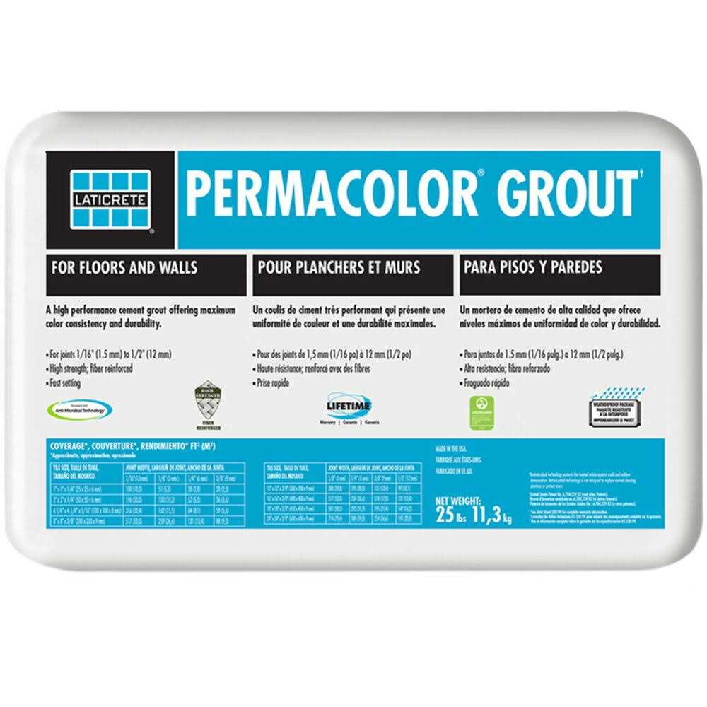 Laticrete Permacolor Grout - Zenithce