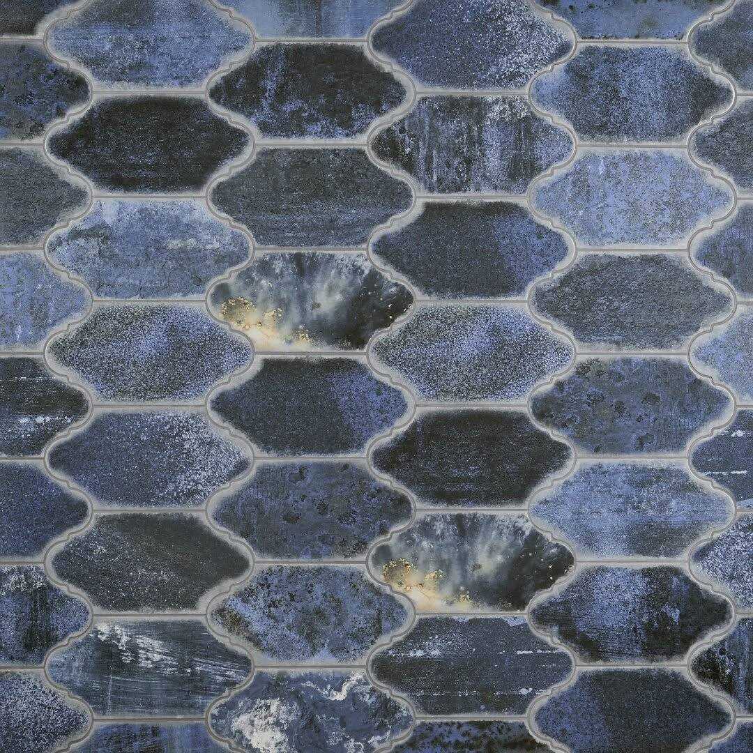 Ivy Hill Tile Merci Arabesque 6.37 in. x 9.93 in. Matte Porcelain Floor and Wall Tile - Zenithce