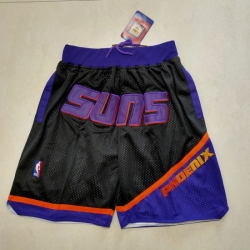 Phoenix Suns Black Pocket Shorts - Zenithce