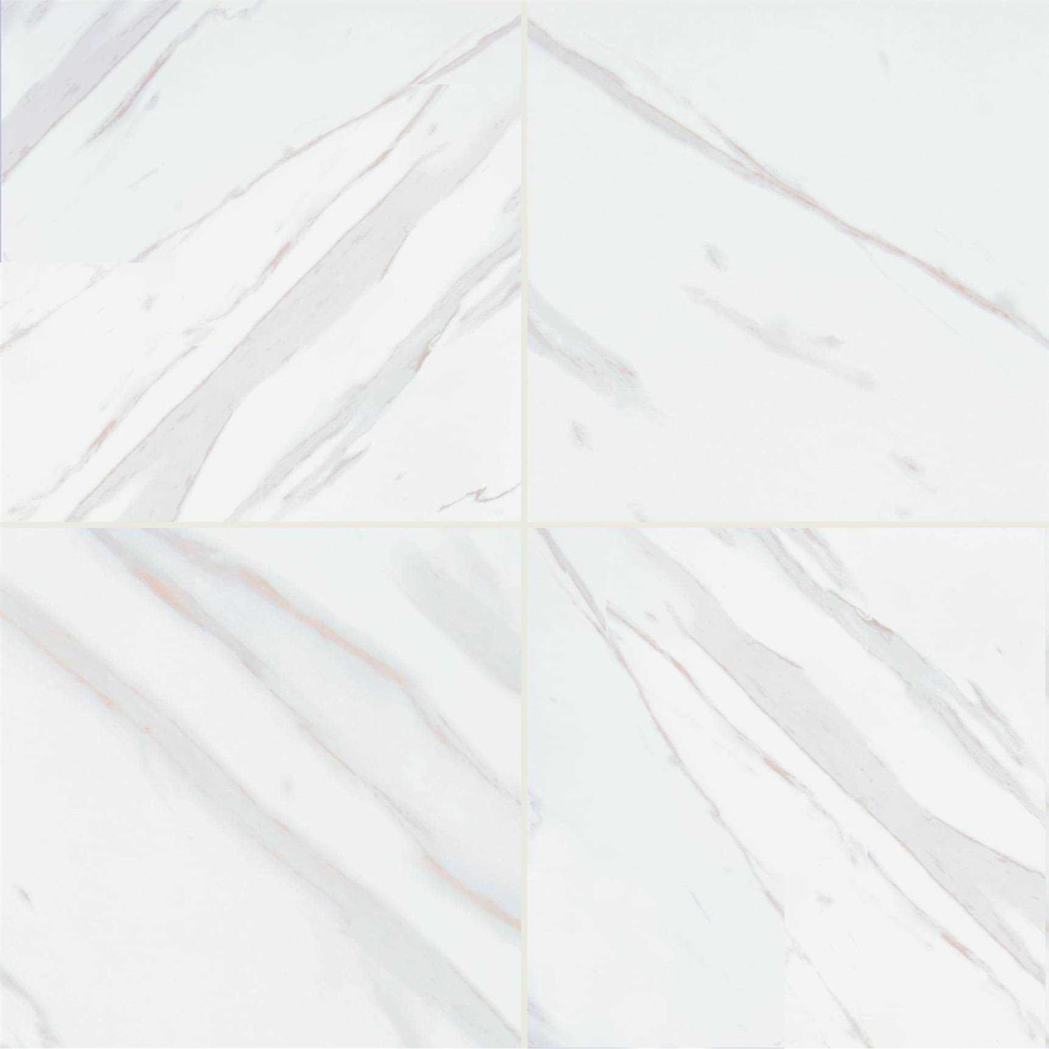 MSI Calacatta 24 in. x 24 in. Glazed Porcelain Floor and Wall Tile - Zenithce