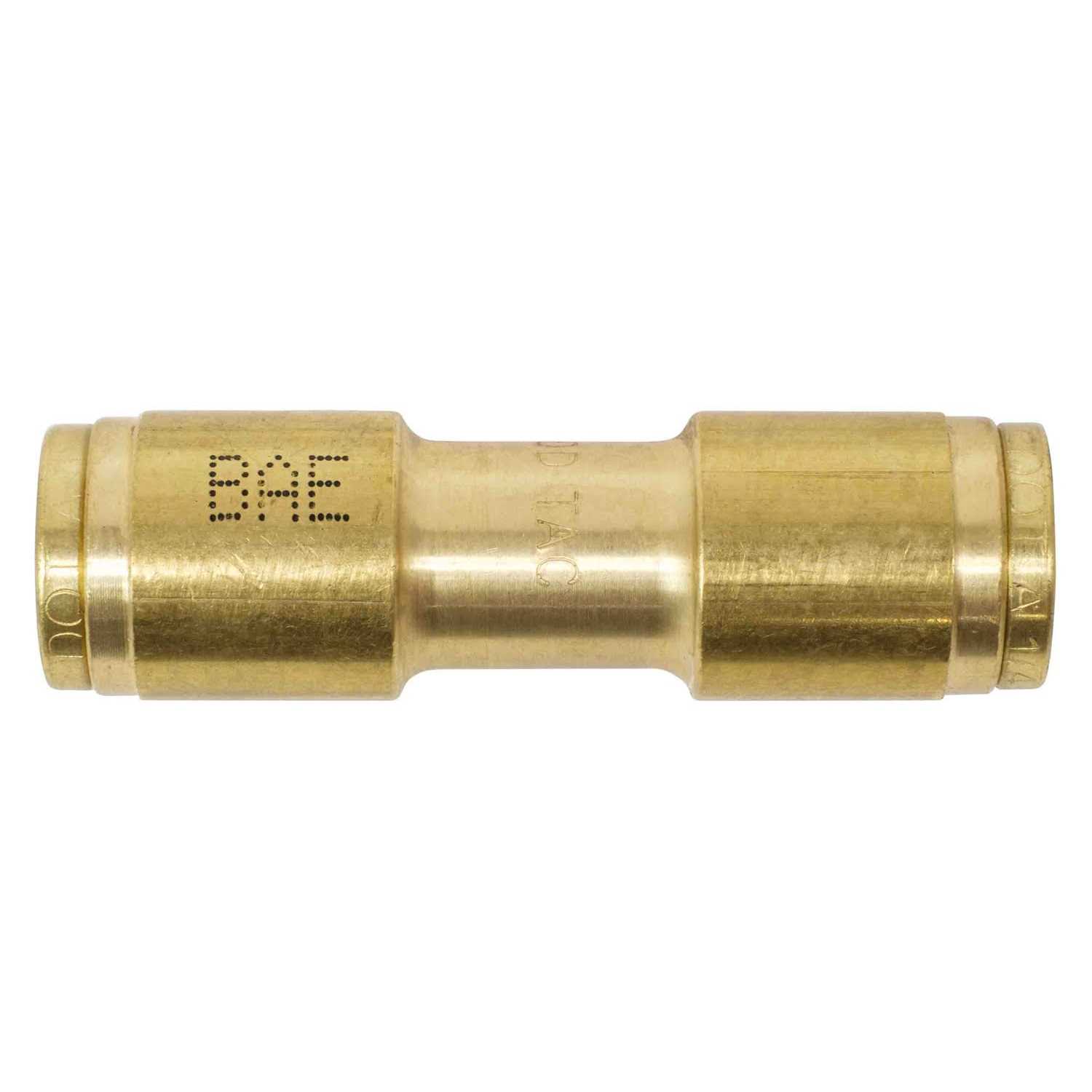 Mytee Products Dot Brass Push to Connect Fitting Straight Union Tube Connector Air Brake Tube Fitting - Zenithce