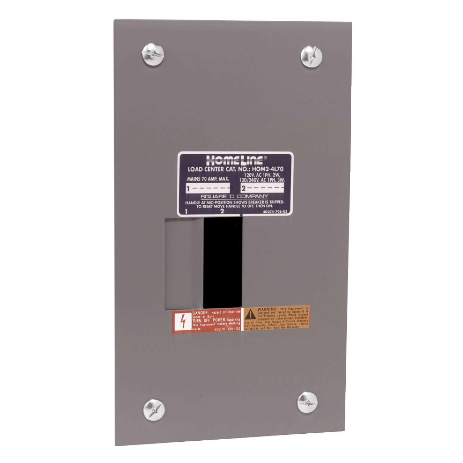 Square D Homeline 70 Amp Main Lug Load Center - Zenithce