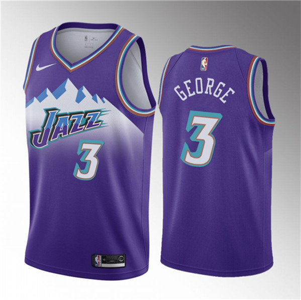 Utah Jazz #3 Keyonte George Purple 2023 Draft Classic Edition Stitched Jersey - Zenithce