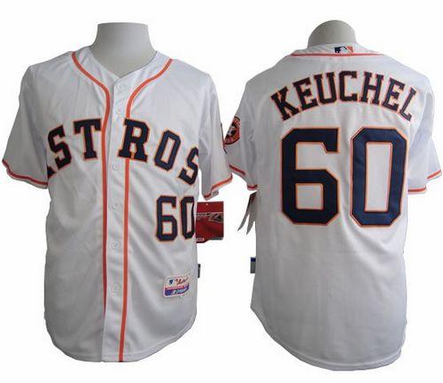Astros #60 Dallas Keuchel White Cool Base Stitched Jersey - Zenithce
