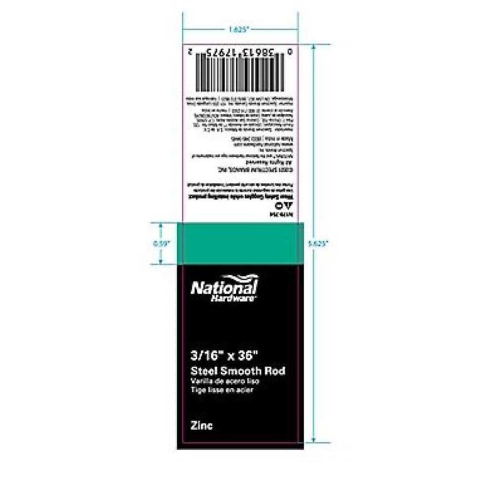 National Hardware N151-985 835 Cane Bolt - Zenithce