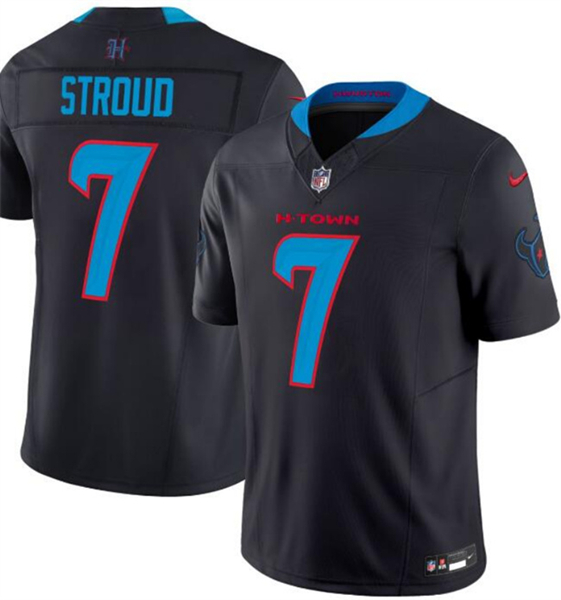 Houston Texans #7 C.J. Stroud Black 2024 Vapor F.U.S.E. Limited Stitched Jersey - Zenithce