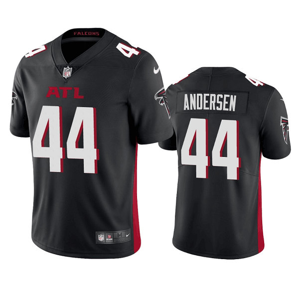 Atlanta Falcons #44 Troy Andersen Black Draft Vapor Untouchable Limited Stitched Jersey - Zenithce