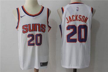 Phoenix Suns #20 Josh Jackson New White 2017-2018 Swingman Stitched Jersey - Zenithce