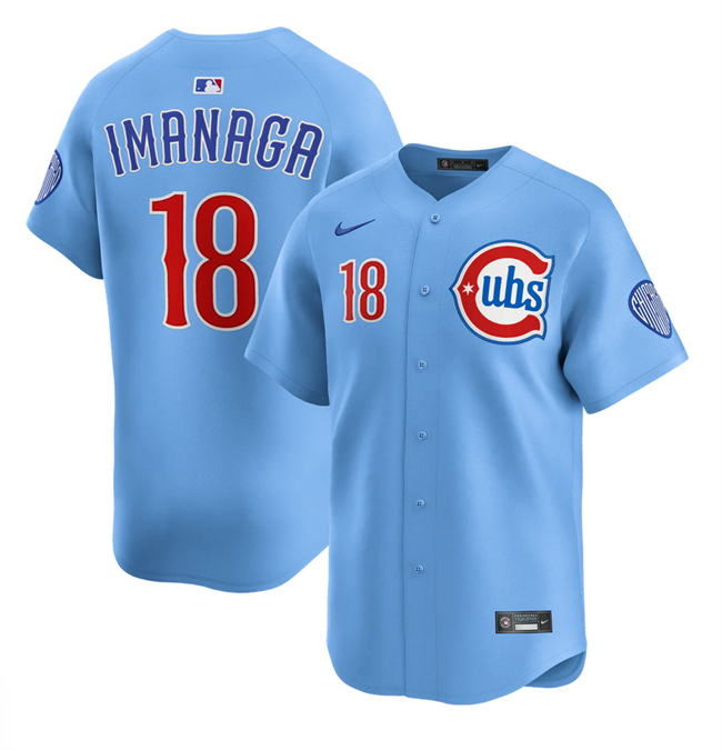 Chicago Cubs #18 Shōta Imanaga Blue 2024 25 2nd Alternate Limited Stitched Jersey - Zenithce