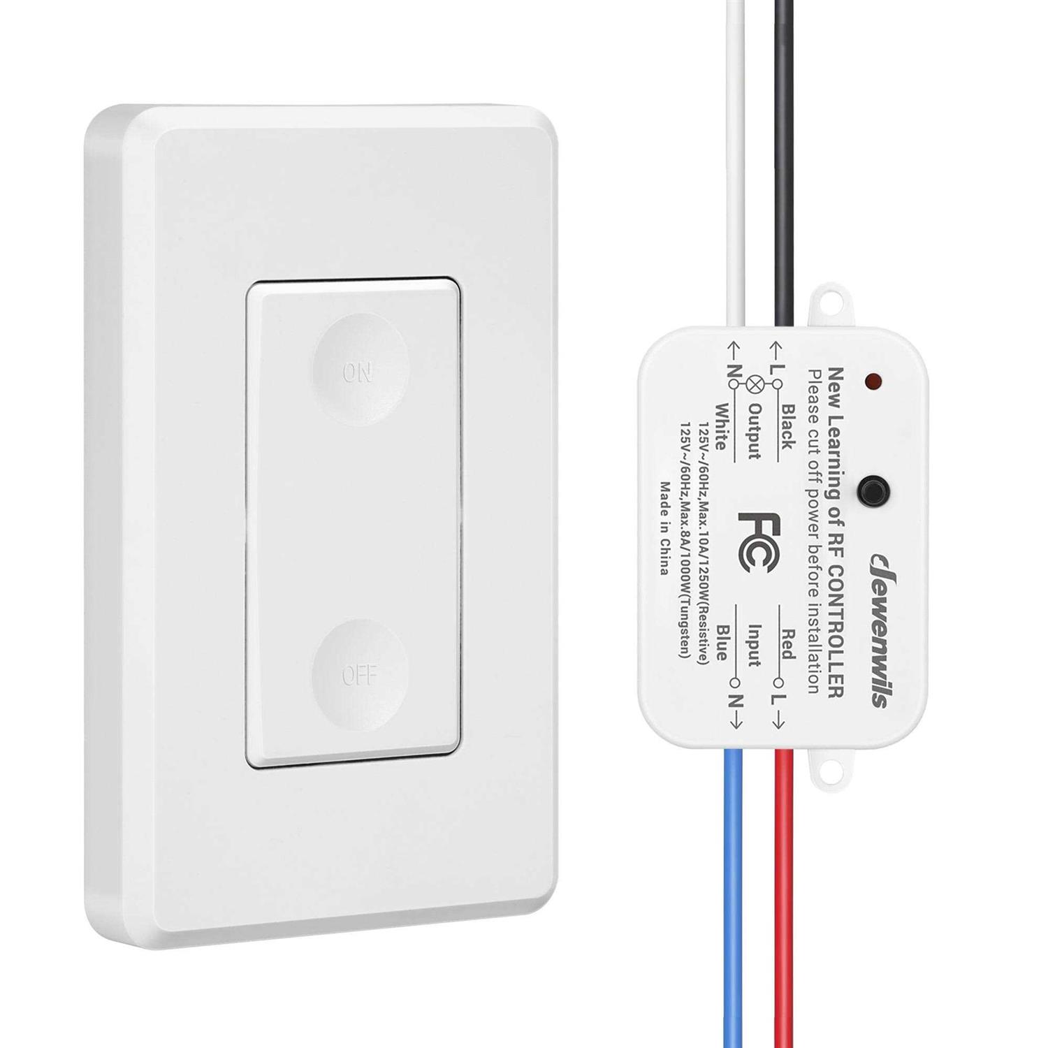 dewenwils Indoor Remote Control Outlet Expandable Remote Light Switch Kit - Zenithce