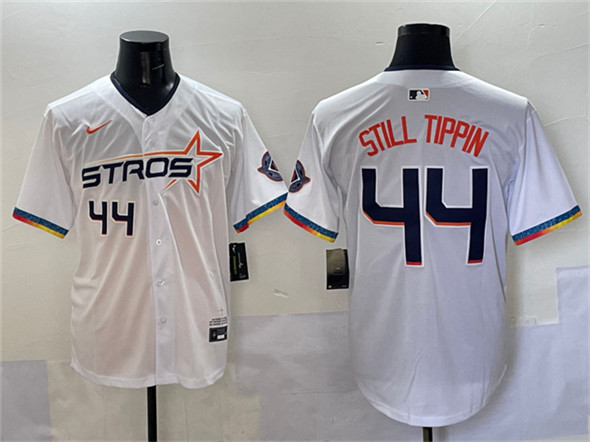 Houston Astros #44 Still Tippin White 2025 City Connect Limited Stitched Jersey - Zenithce