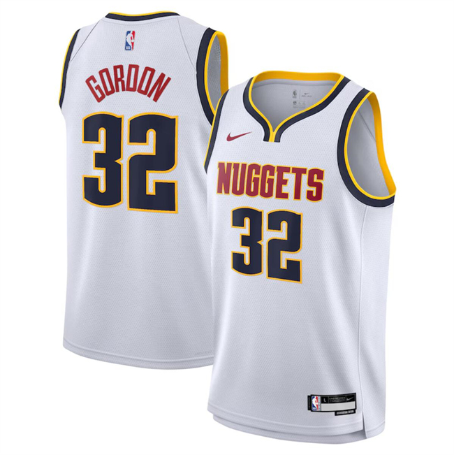 Denver Nuggets #32 Aaron Gordon White 2024 Association Edition Stitched Jersey - Zenithce