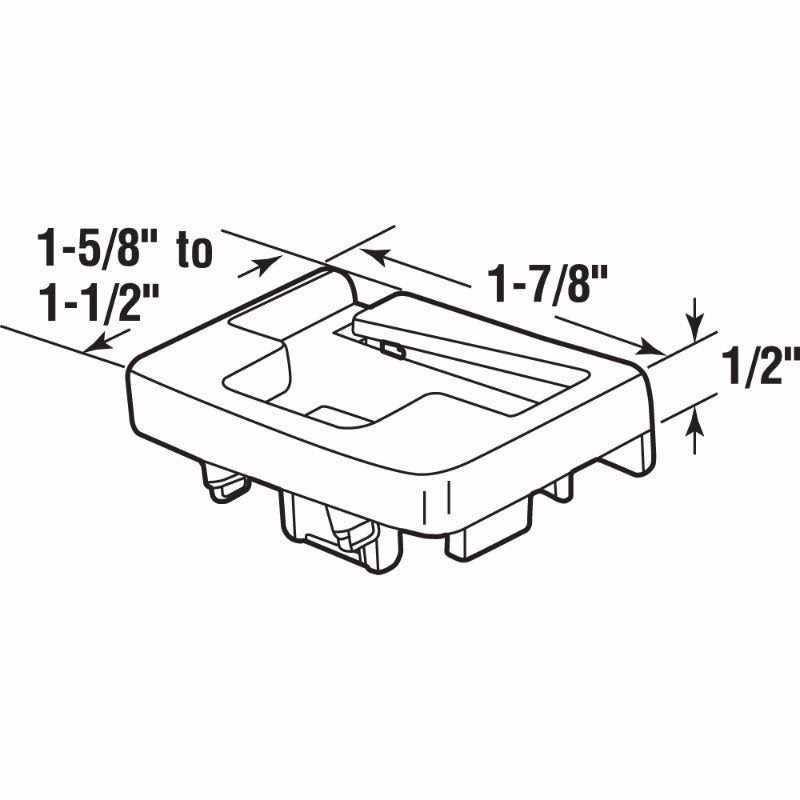 Prime-Line Sliding Door Repair Track - Zenithce
