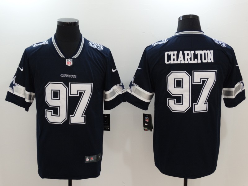 Dallas Cowboys #97 Taco Charlton Navy Vapor Untouchable Player Limited Jersey - Zenithce