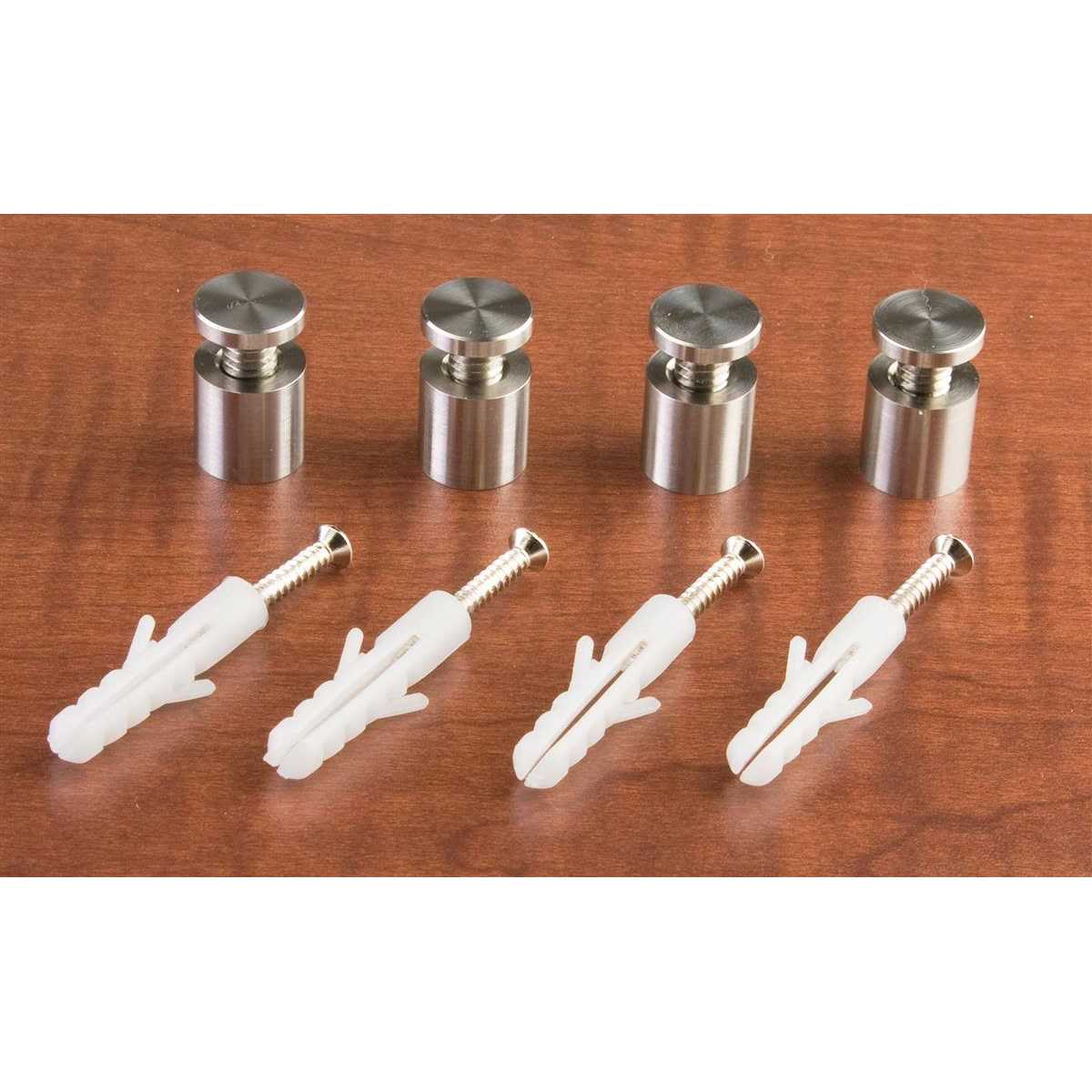 Set of 12 Stainless Steel Standoff Screws 5/8 inch x 5/8 inch - Zenithce