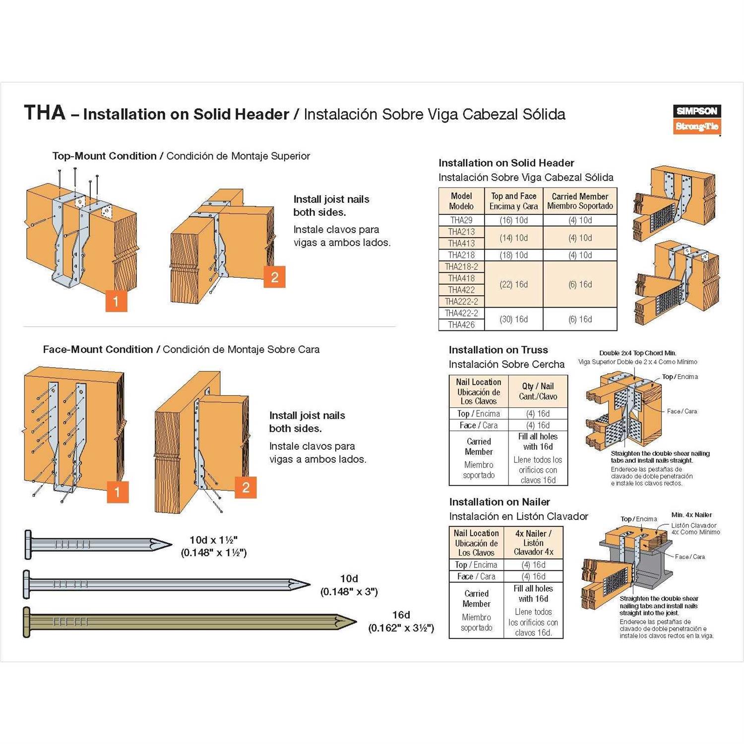 Simpson Strong Tie Tan Drive Framing Screws SDWS - Zenithce