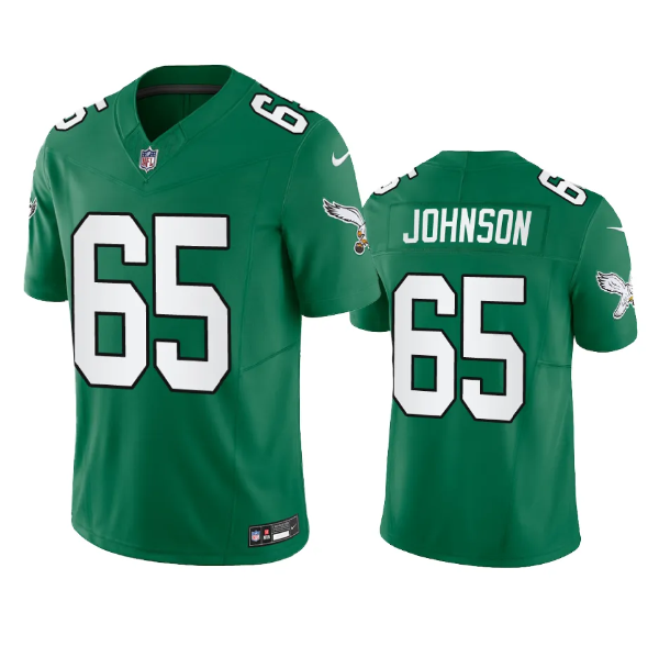 Philadelphia Eagles #65 Lane Johnson Green 2023 F.U.S.E. Vapor Untouchable Stitched Jersey - Zenithce