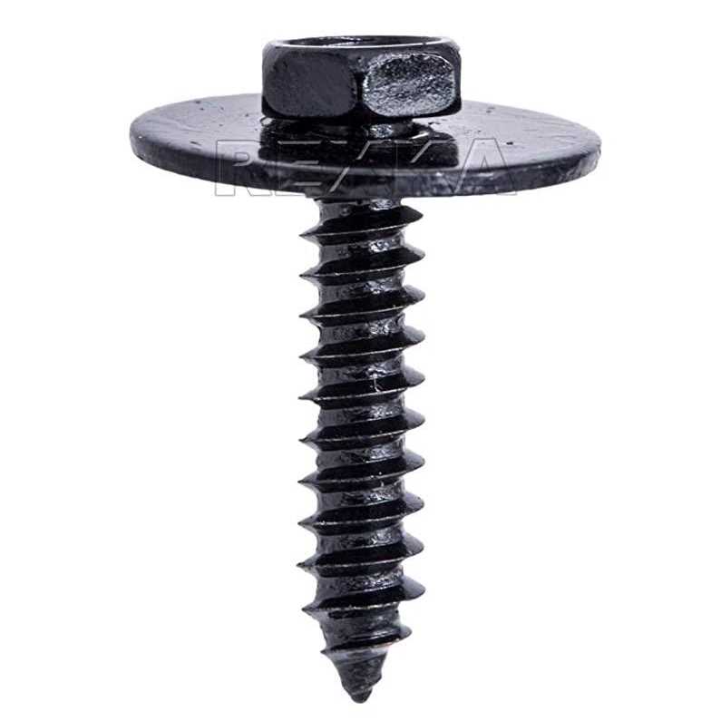 Rexka Fender Liner Splash Shield Wheelhouse Liner Screw Phillips Truss Head Sems Compatible with Honda Acura BMW 90114-SE0-000 Accord ILX RDX - Zenithce