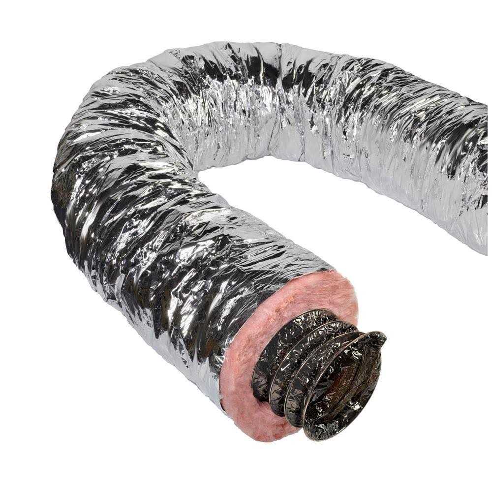 Master Flow 25 ft. Insulated Flexible Duct R6 - Zenithce