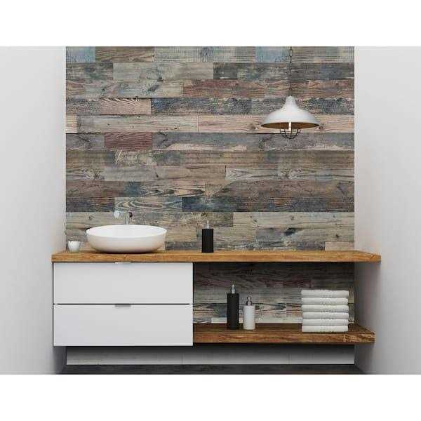 Ejoy 6 in x 0.8 in. Wood Solid Wall Cladding Siding Board - Zenithce