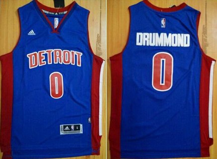 Detroit Pistons #0 Andre Drummond Revolution 30 Swingman New Blue Jersey - Zenithce