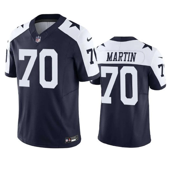 Dallas Cowboys #70 Zack Martin Navy 2023 F.U.S.E. Vapor Limited Stitched Jersey - Zenithce