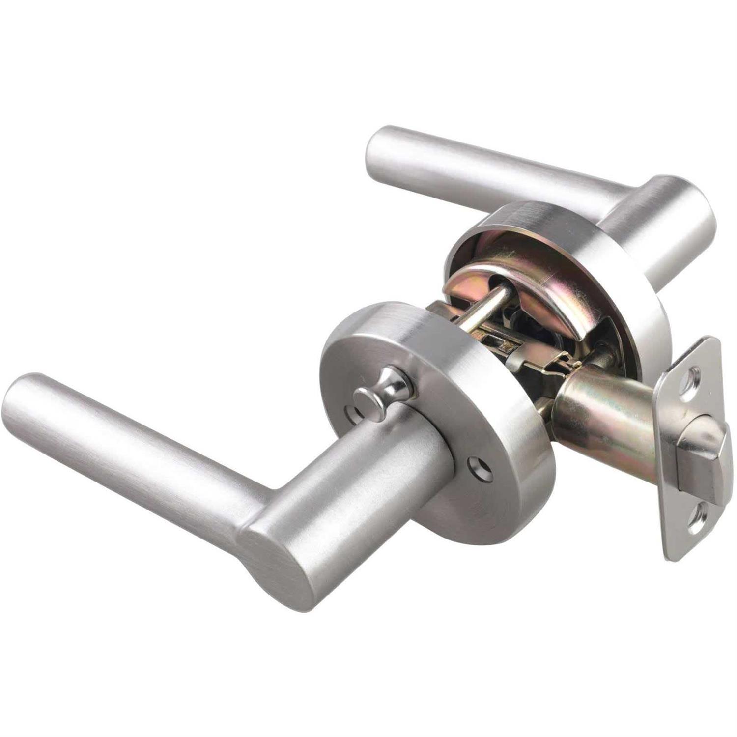 Miseno Elkton Round Rod Privacy Door Lever Set - Zenithce